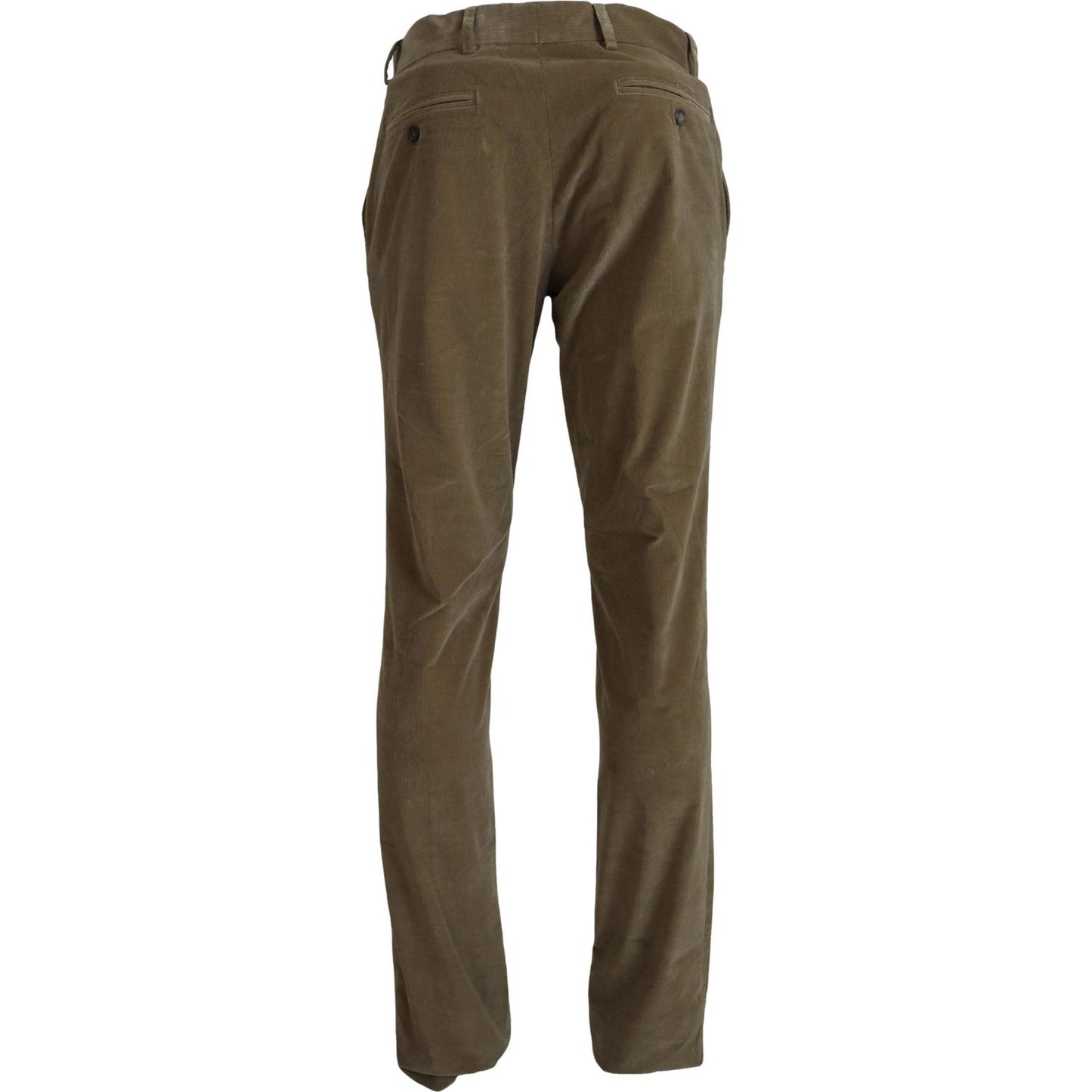 Elegant Brown Casual Pants