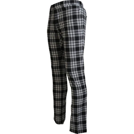 Elegant Black Pure Cotton Pants for Men