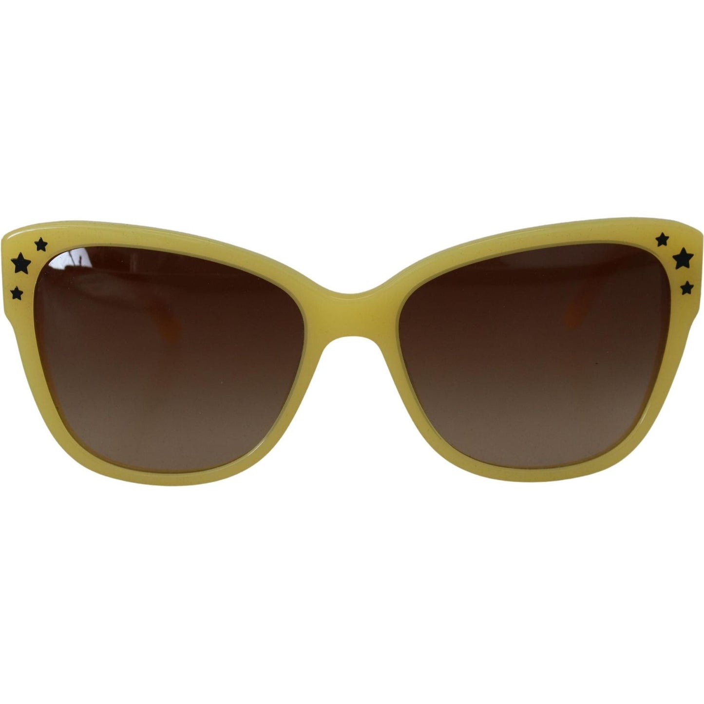 Dolce & Gabbana Yellow Acetate Frame Stars Embellishment DG4124 Sunglasses