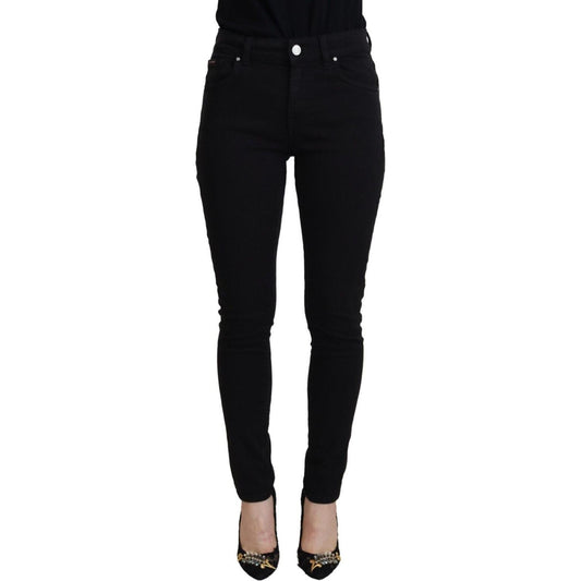 Elegant Black Denim Pants