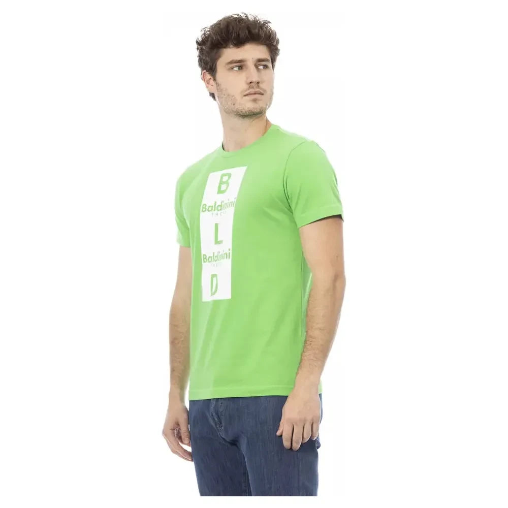 Emerald Elegance Cotton Tee