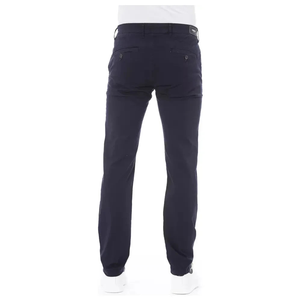 Elegant Blue Chino Trousers