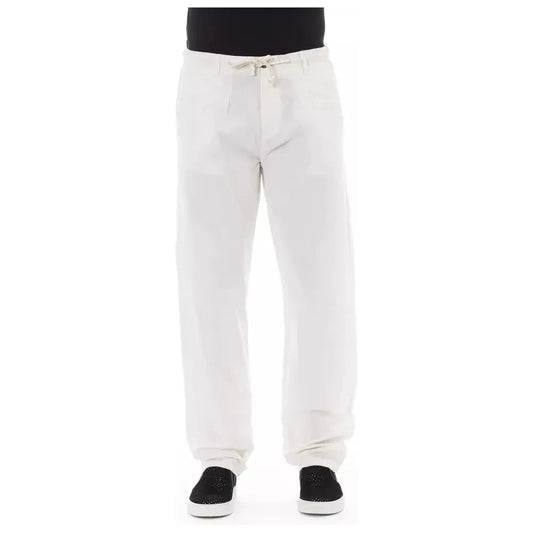 Elegant White Chino Trousers for the Modern Man