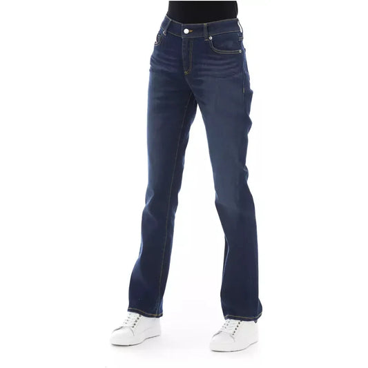 Baldinini Trend Chic Tricolor Pocket Jeans Baldinini Trend