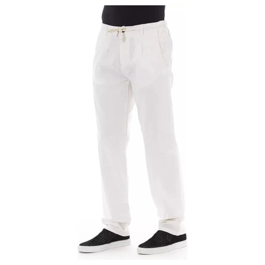 Elegant White Chino Trousers for the Modern Man