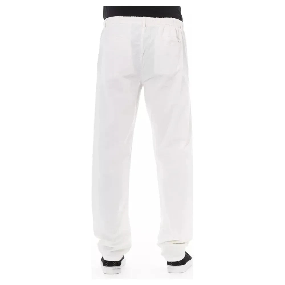 Elegant White Chino Trousers for the Modern Man