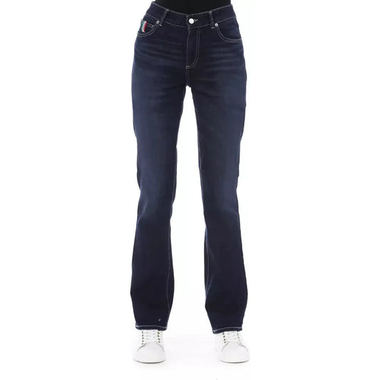 Baldinini Trend Chic Tricolor Pocket Jeans Baldinini Trend