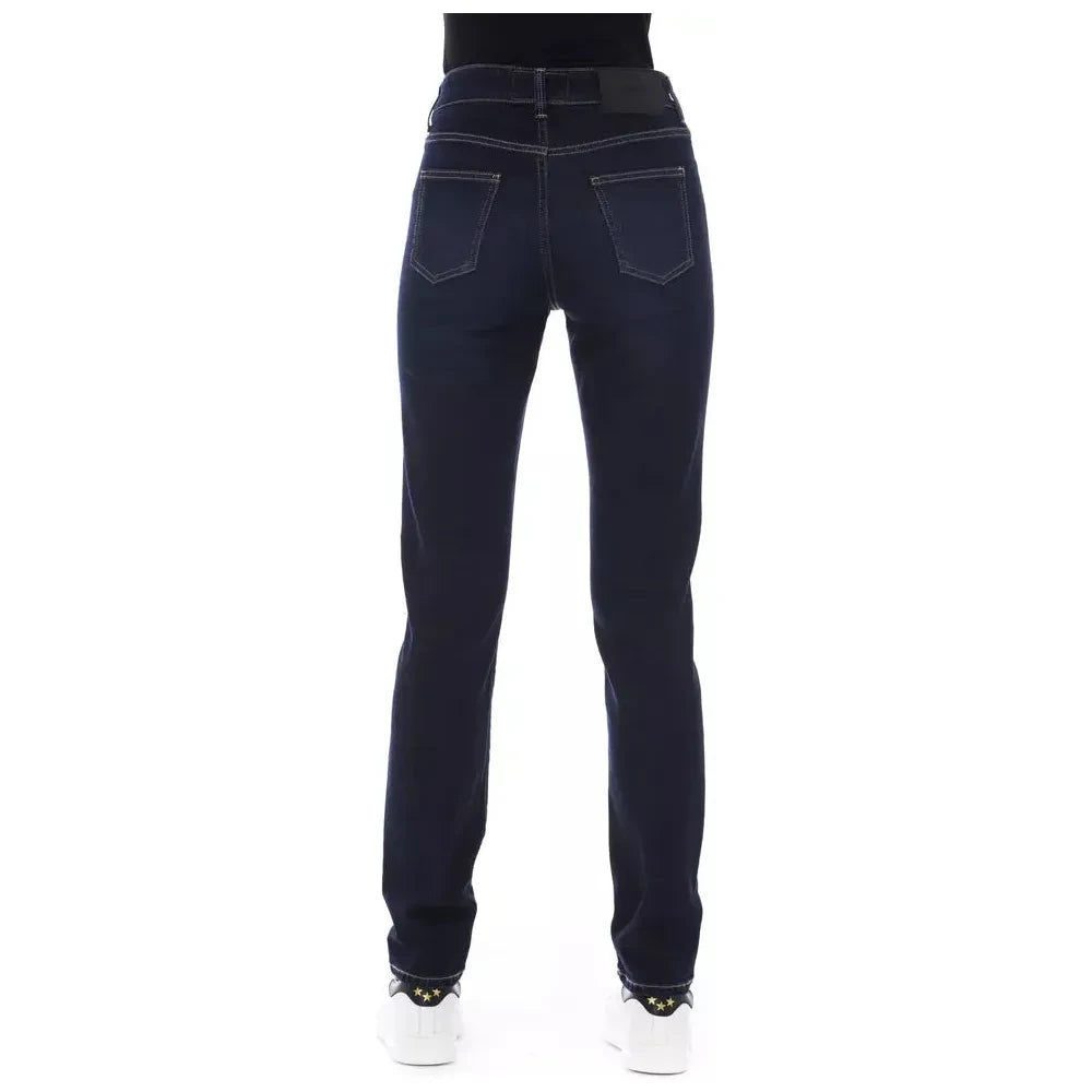 Chic Tricolor Pocket Designer Jeans