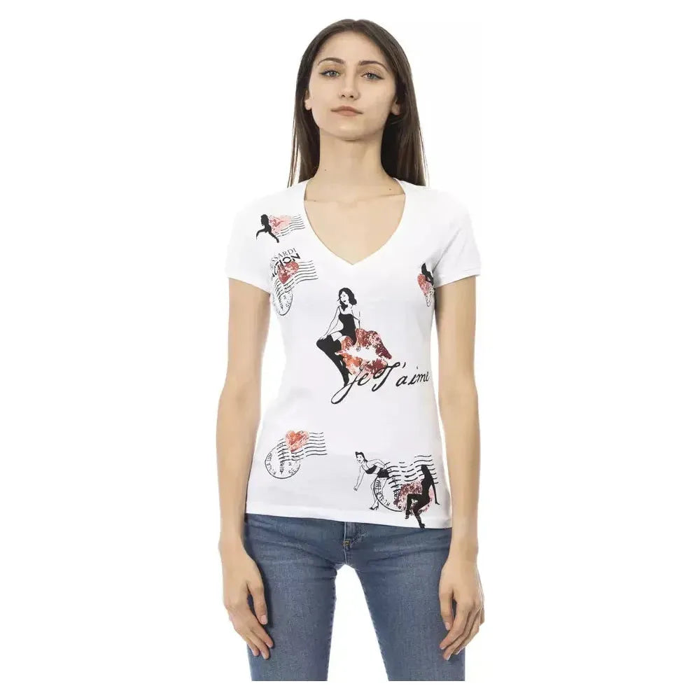Trussardi Action White Cotton Women's Top
