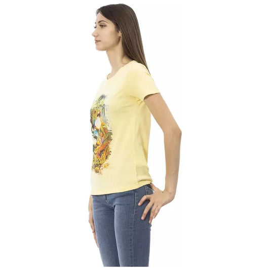 Sunshine Yellow Casual Chic Tee