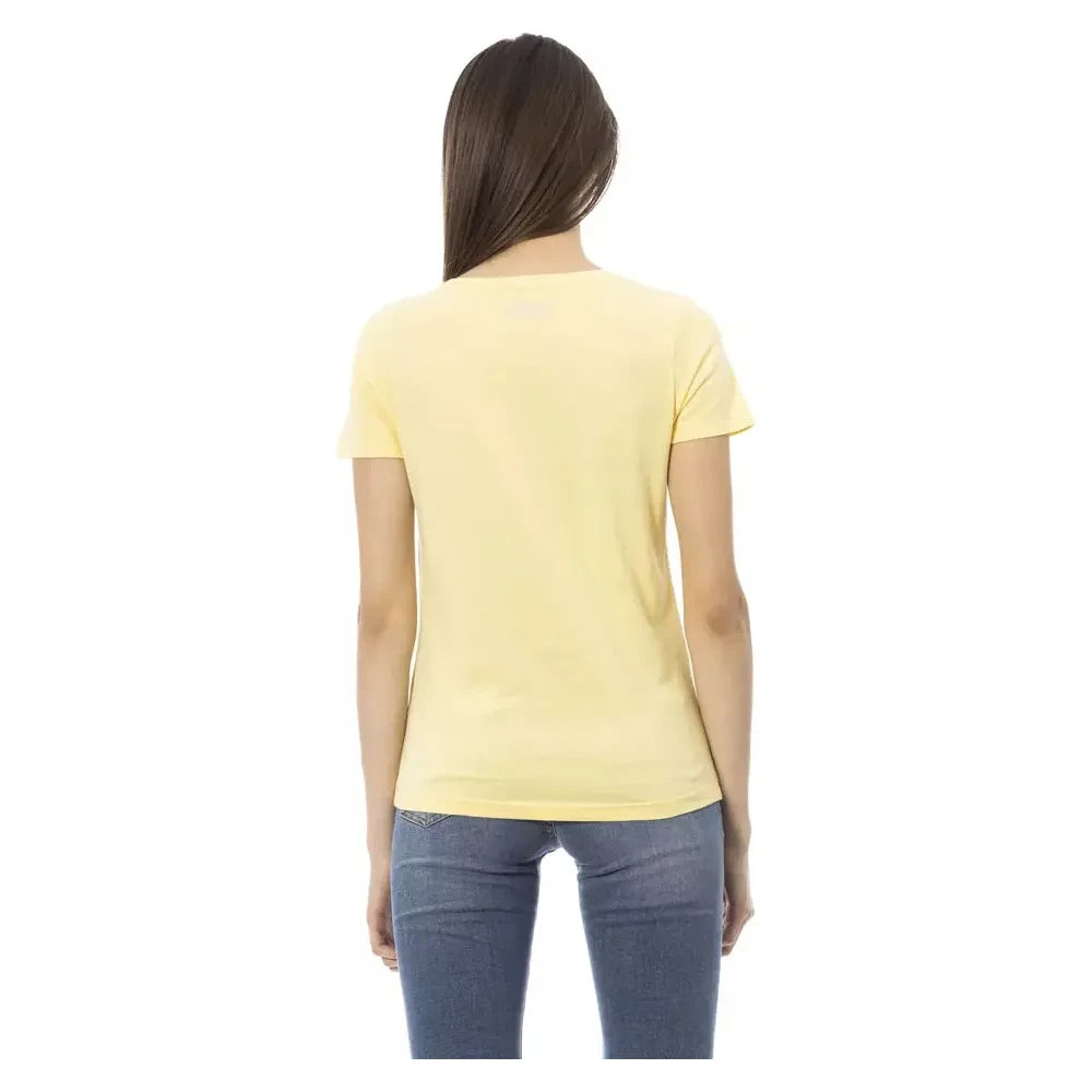 Sunshine Yellow Casual Chic Tee