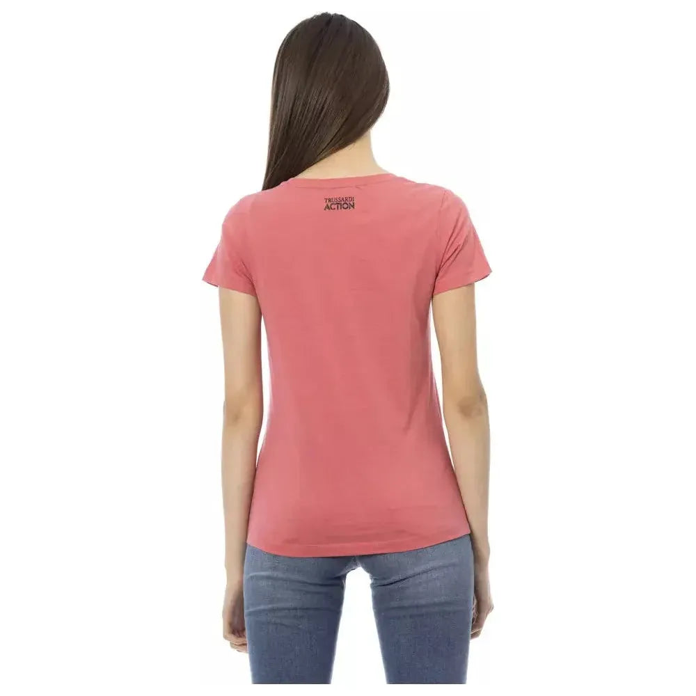 Trussardi Action Multicolor Cotton Women T-Shirt