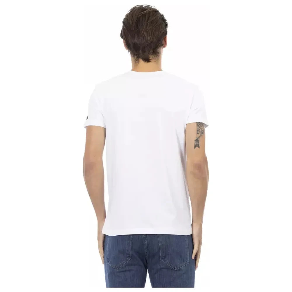 Trussardi Action White Cotton T-Shirt