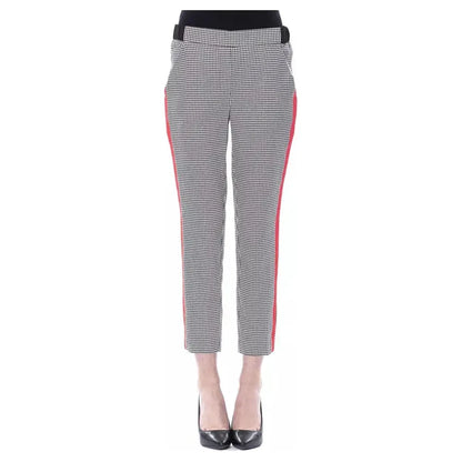 BYBLOS Black Viscose Women Pant