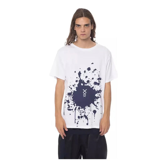 Nicolo Tonetto Chic Round Neck Short Sleeve Printed Tee Nicolo Tonetto