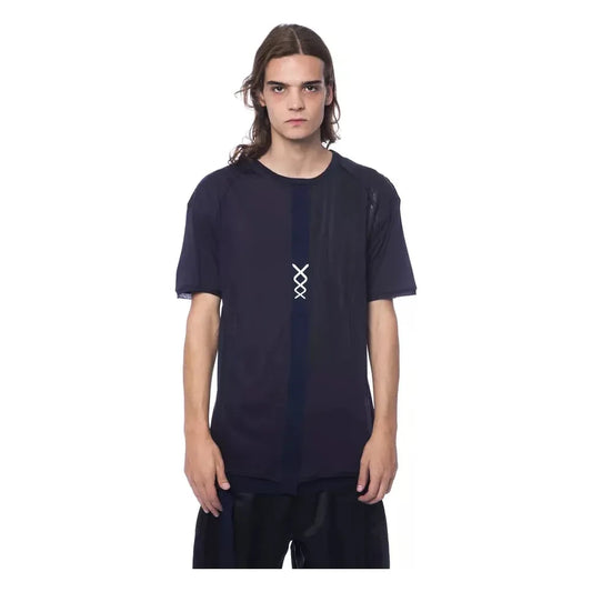 Nicolo Tonetto Chic Oversized Round Neck Logo Tee Nicolo Tonetto