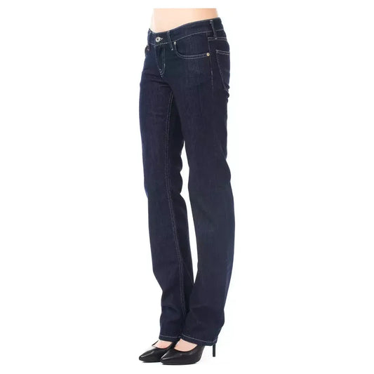 Ungaro Fever Elegant Blue Regular Fit Luxury Jeans Ungaro Fever