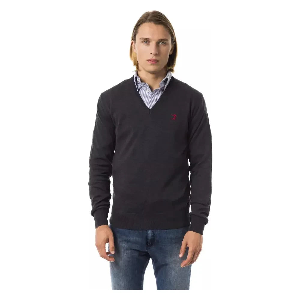 V-Neck Extrafine Merino Wool Sweater