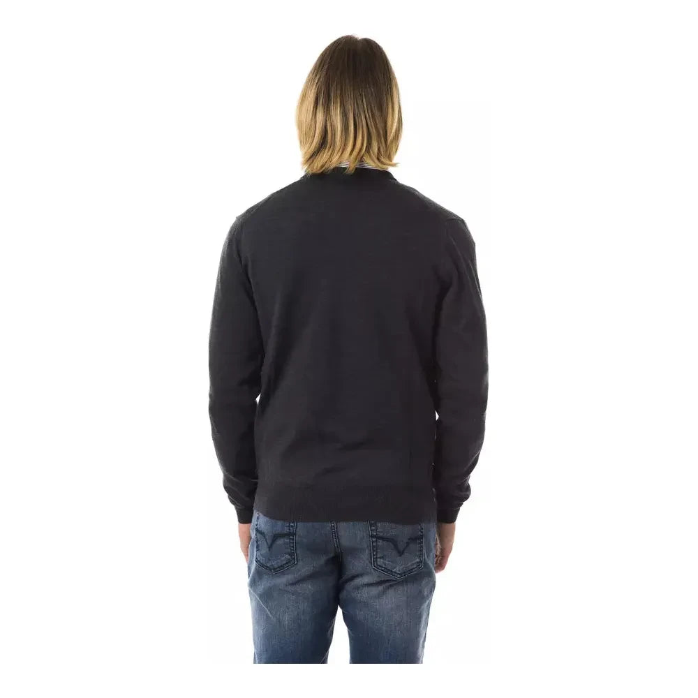 V-Neck Extrafine Merino Wool Sweater