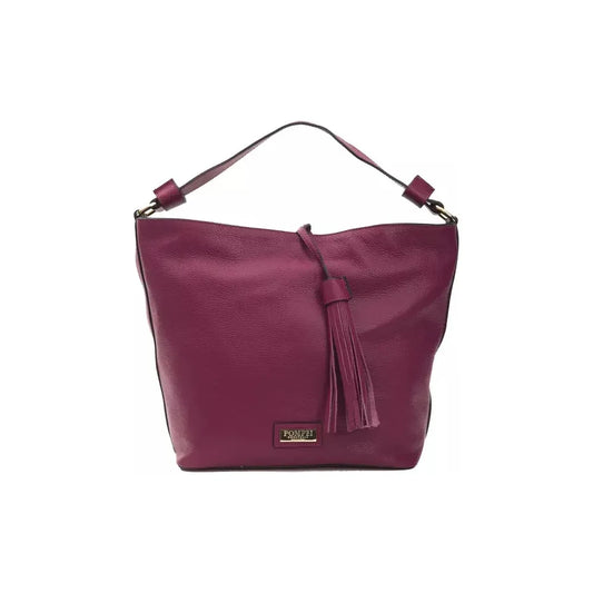 Elegant Burgundy Leather Shoulder Bag