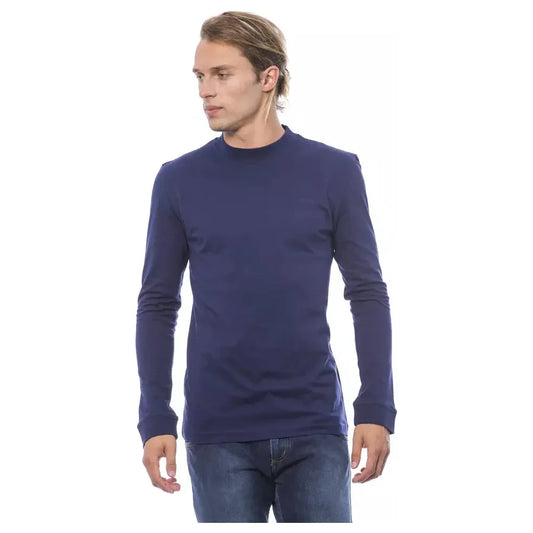 Elegant Crew Neck Cotton Sweater