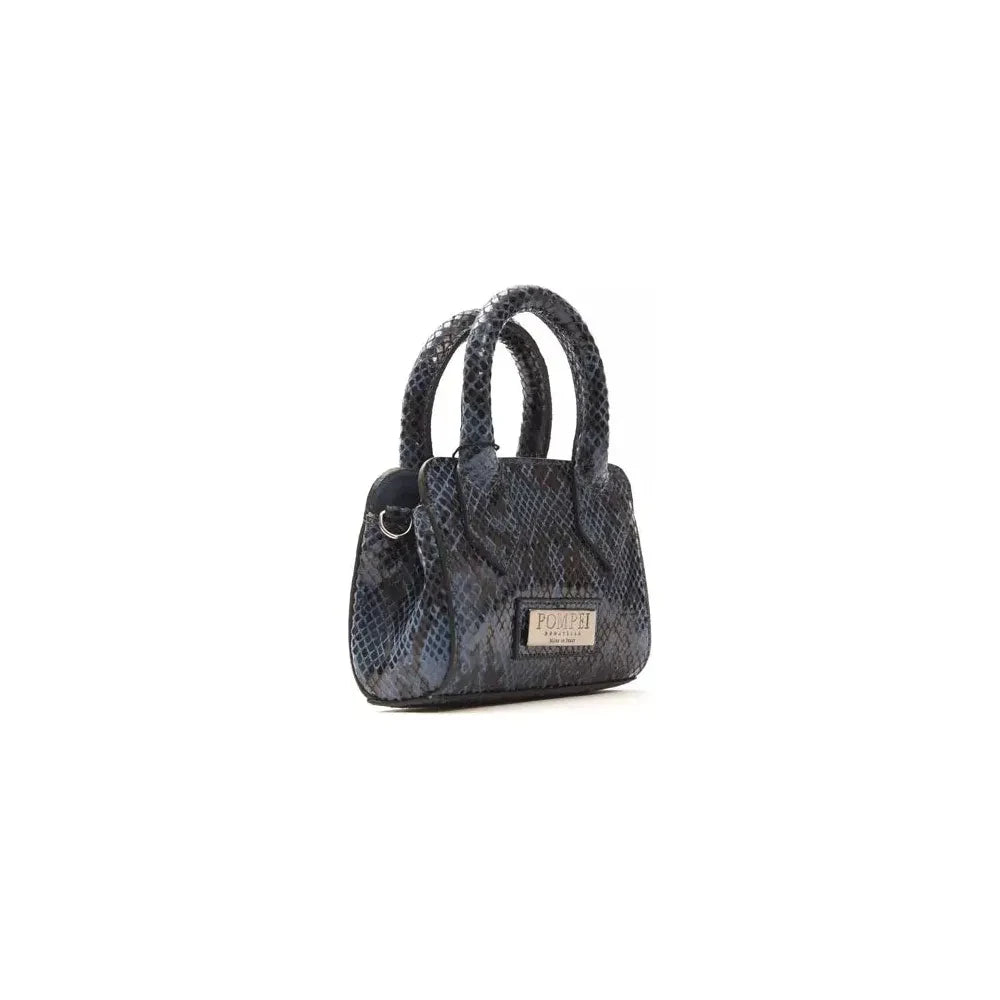 Chic Python Print Mini Tote Elegance