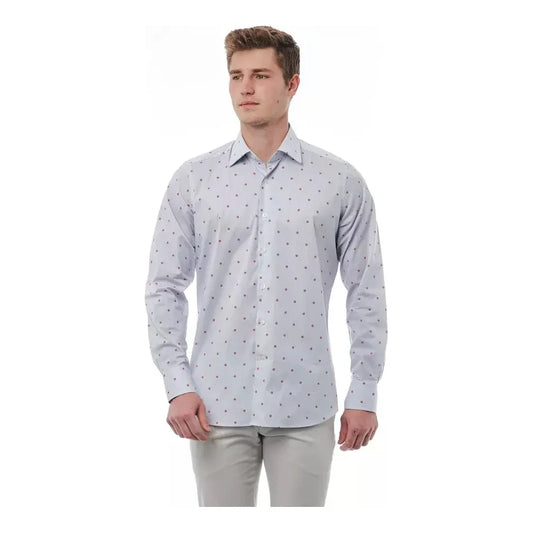 Bagutta Elegant Multicolor Regular Fit Italian Collar Shirt Bagutta