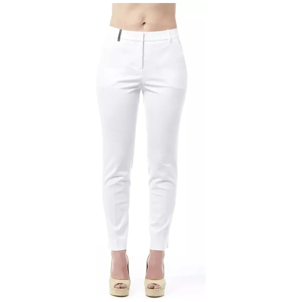 Chic High Waist Cigarette Leg Trousers