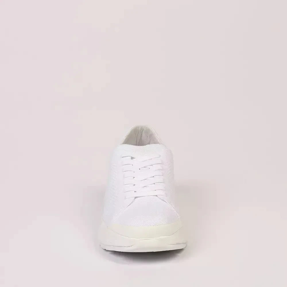 Ultra-Chic Bolt Sneakers in Crisp White