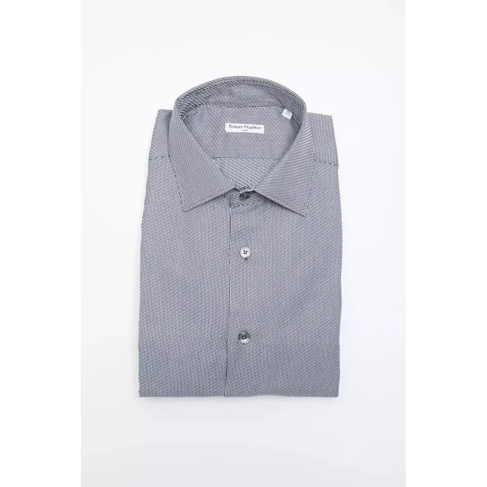 Sleek Medium Slim Collar Cotton Shirt