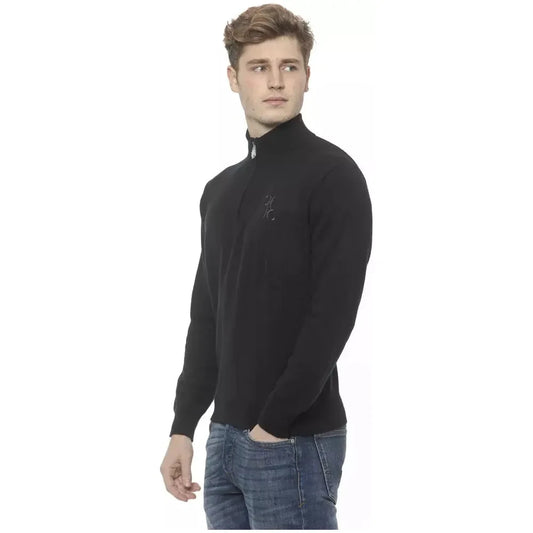 Elegant Men's Cashmere Zip Cardigan