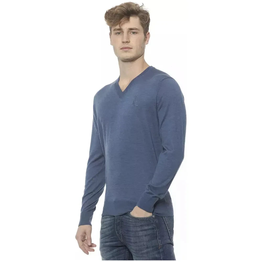 Elegant Cashmere V-Neck Men's Sweater