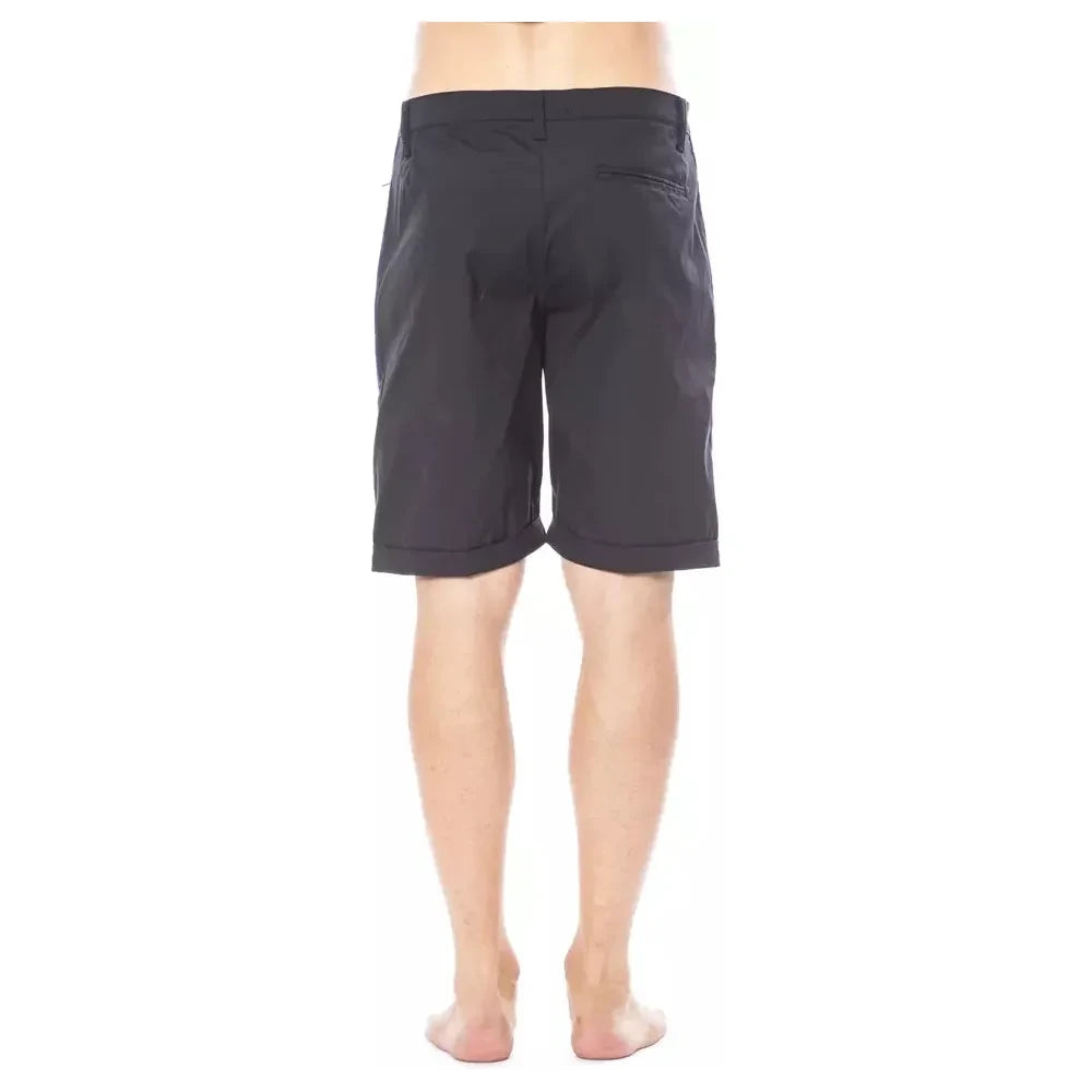 Sleek Black Casual Shorts for Men