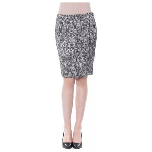 Elegant Monochrome Tube Skirt