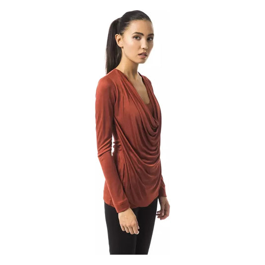 BYBLOS Copper Viscose Women Top BYBLOS