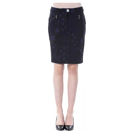 Chic Black Tulip Short Skirt