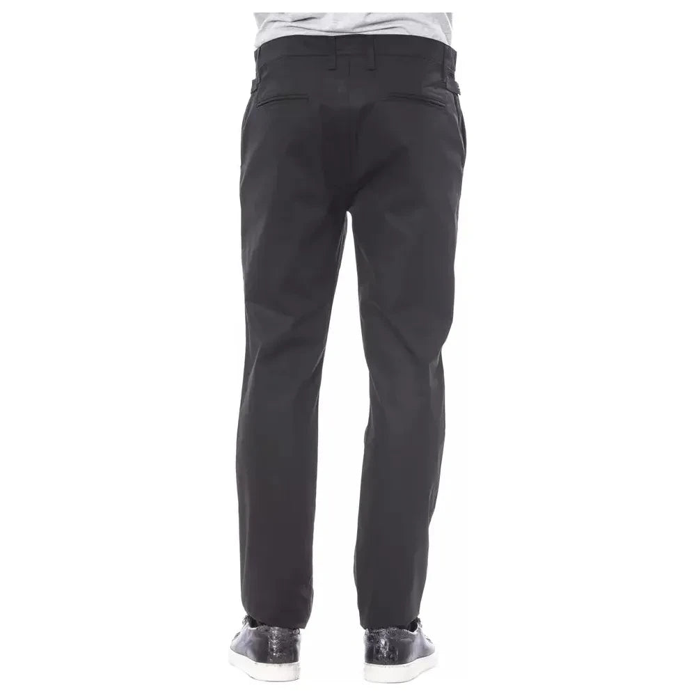 Classic Black Cotton Pants