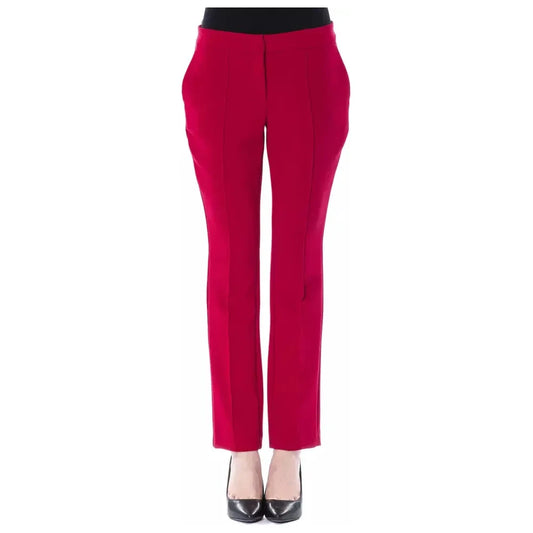 BYBLOS Fuchsia Polyester Women Pant BYBLOS