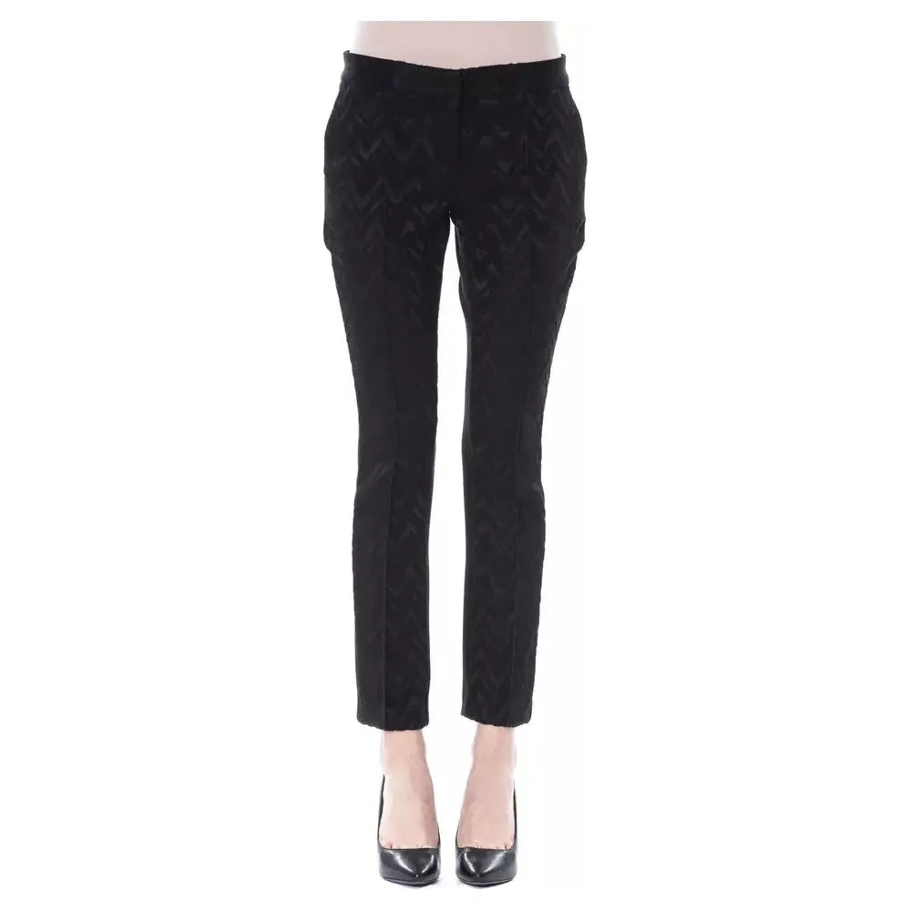 Elegant Slim Fit Patterned Pants