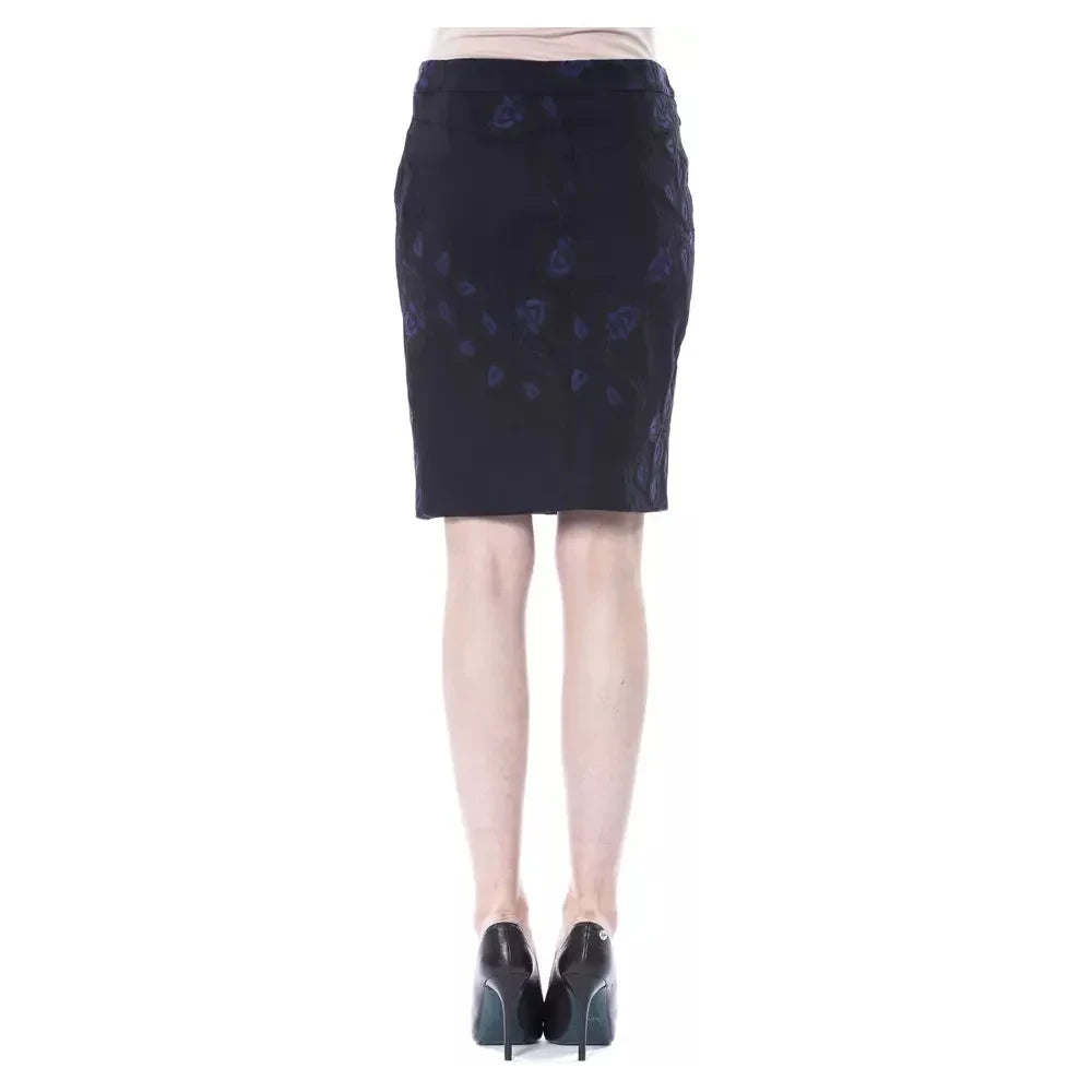 Chic Black Tulip Short Skirt