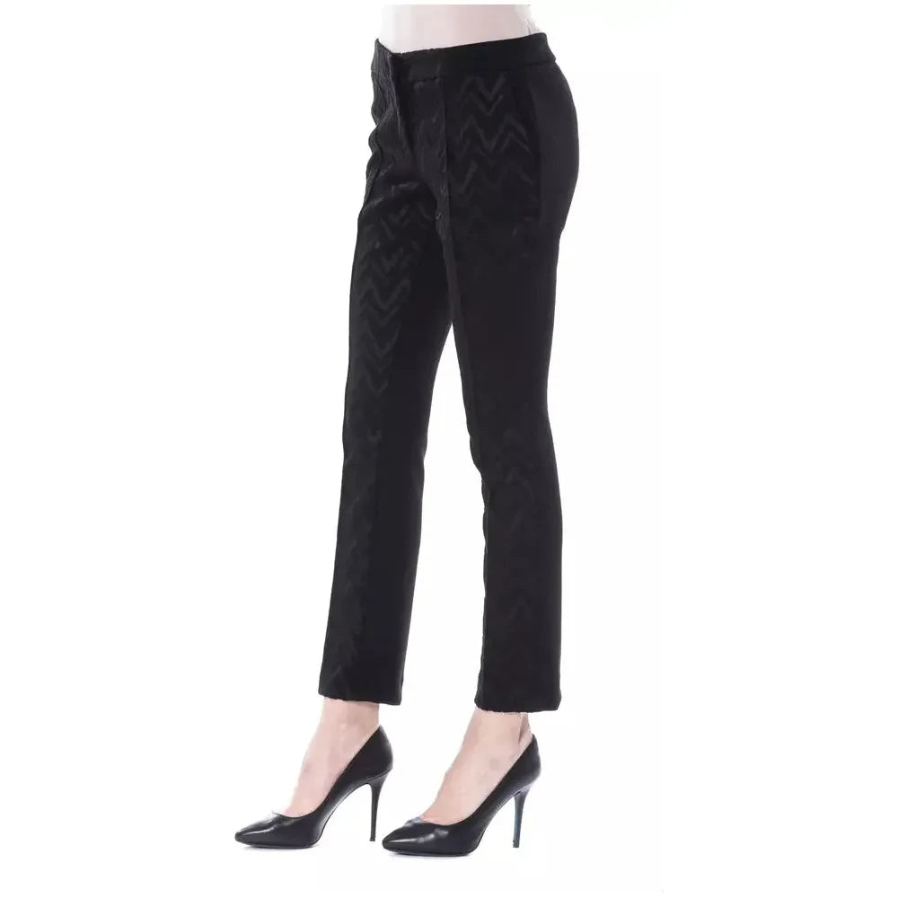 Elegant Slim Fit Patterned Pants