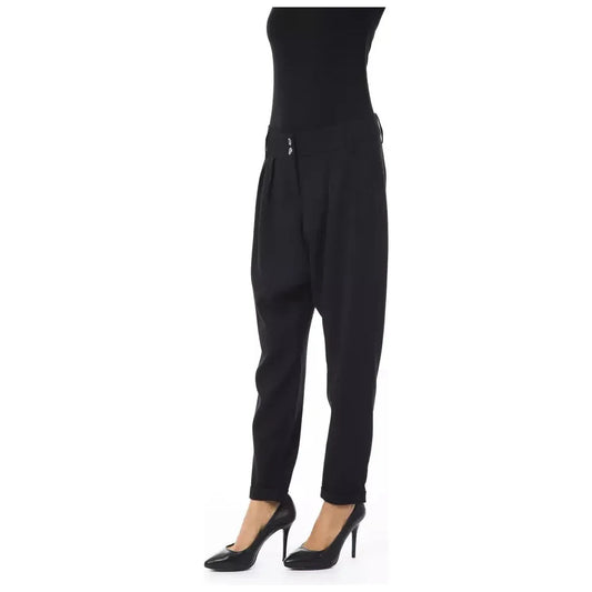 BYBLOS Black Polyester Women Pant BYBLOS