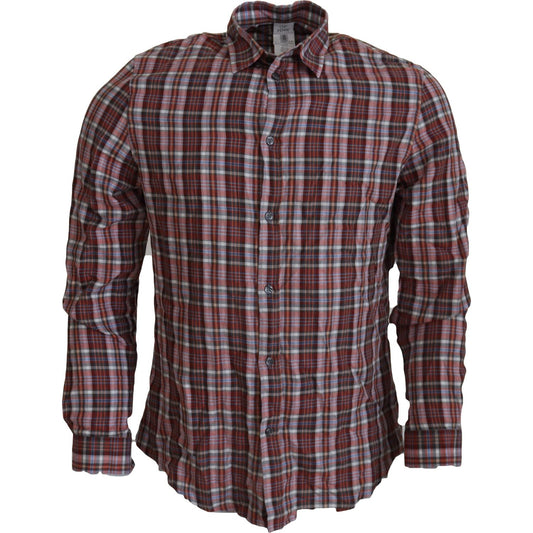 Multicolor Cotton Casual Men's Shirt