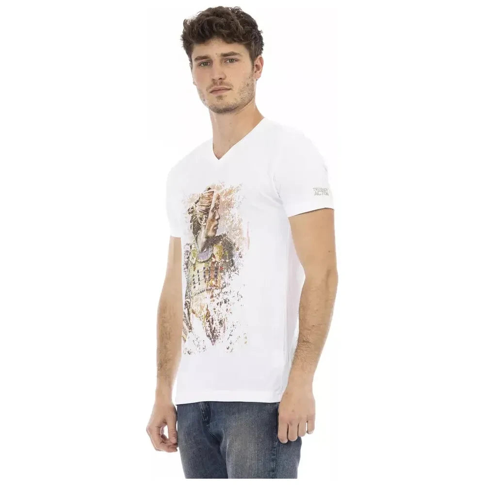 Elegant V-Neck Short Sleeve T-Shirt