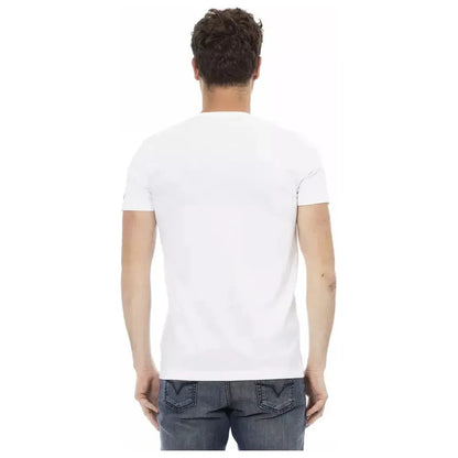 Trussardi Action White Cotton T-Shirt