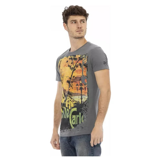 Trussardi Action Elegant Gray Short Sleeve T-shirt Trussardi Action