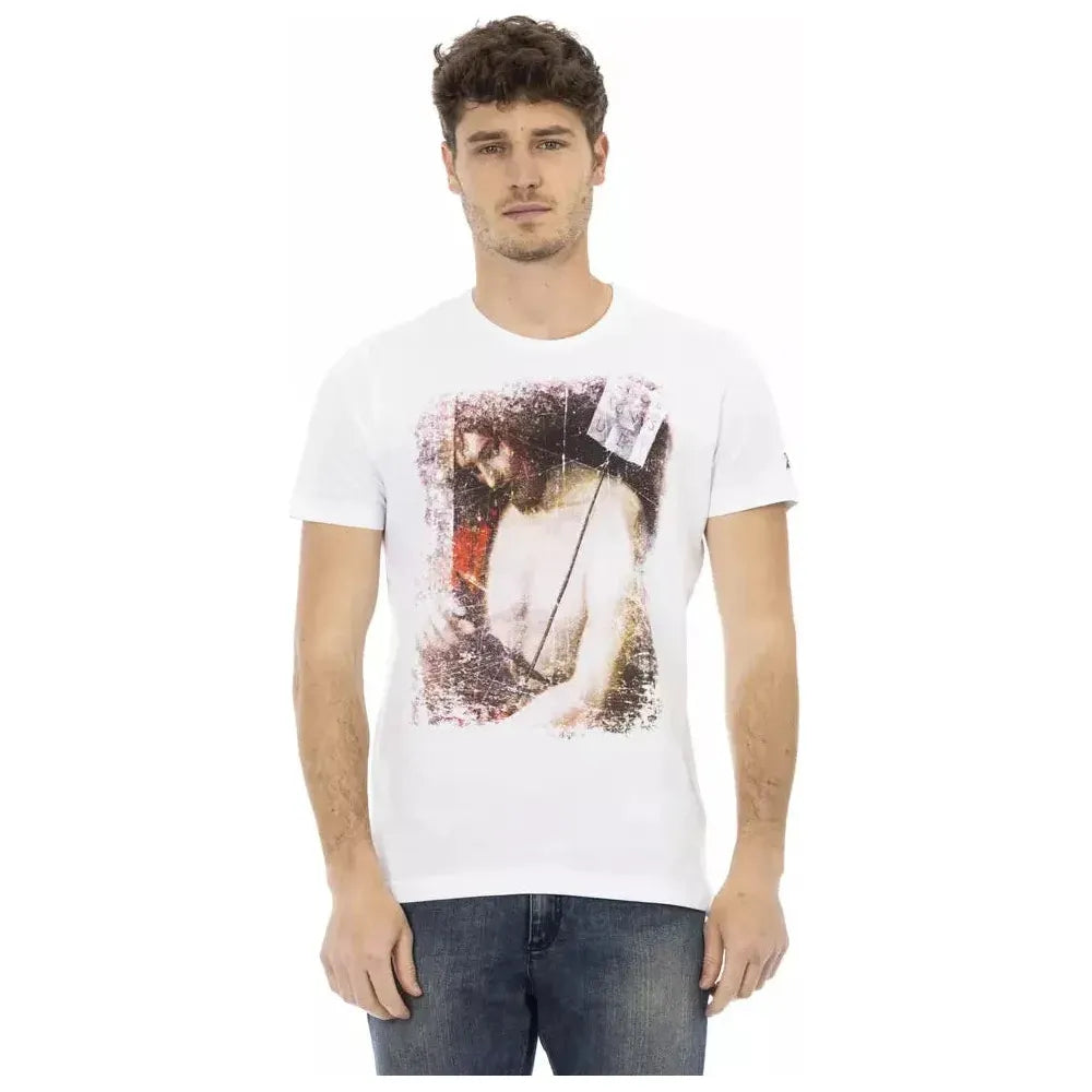 Trussardi Action White Cotton Men's T-Shirt