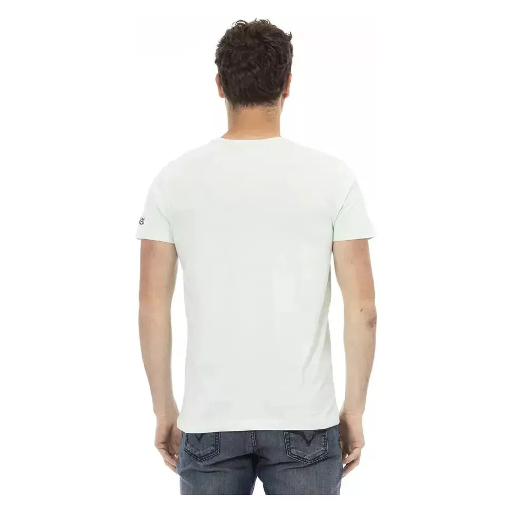 Trussardi Action "Light Blue Cotton Men's T-Shirt" Trussardi Action