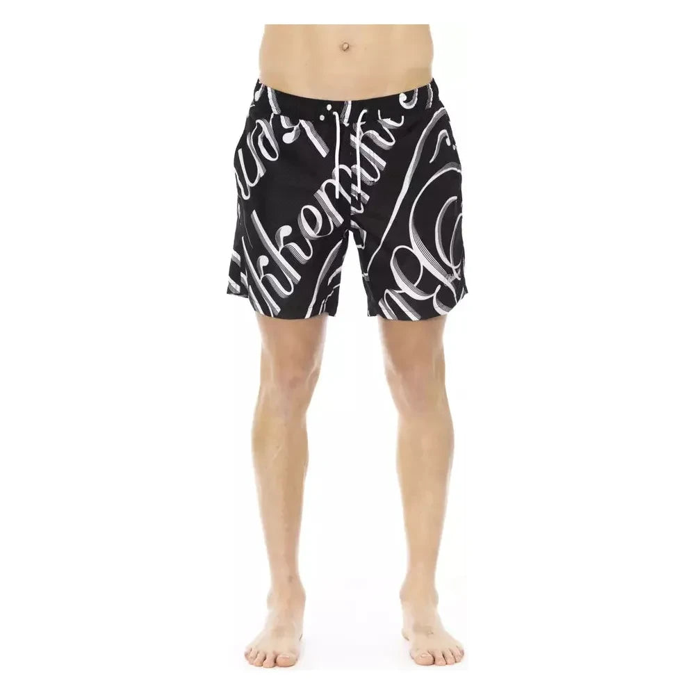 Bikkembergs Sleek All-over Print Men's Swim Shorts Bikkembergs