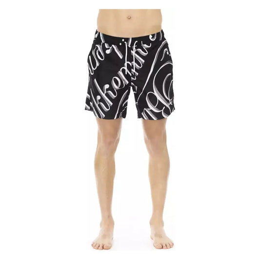 Sleek All-over Print Men's Swim Shorts